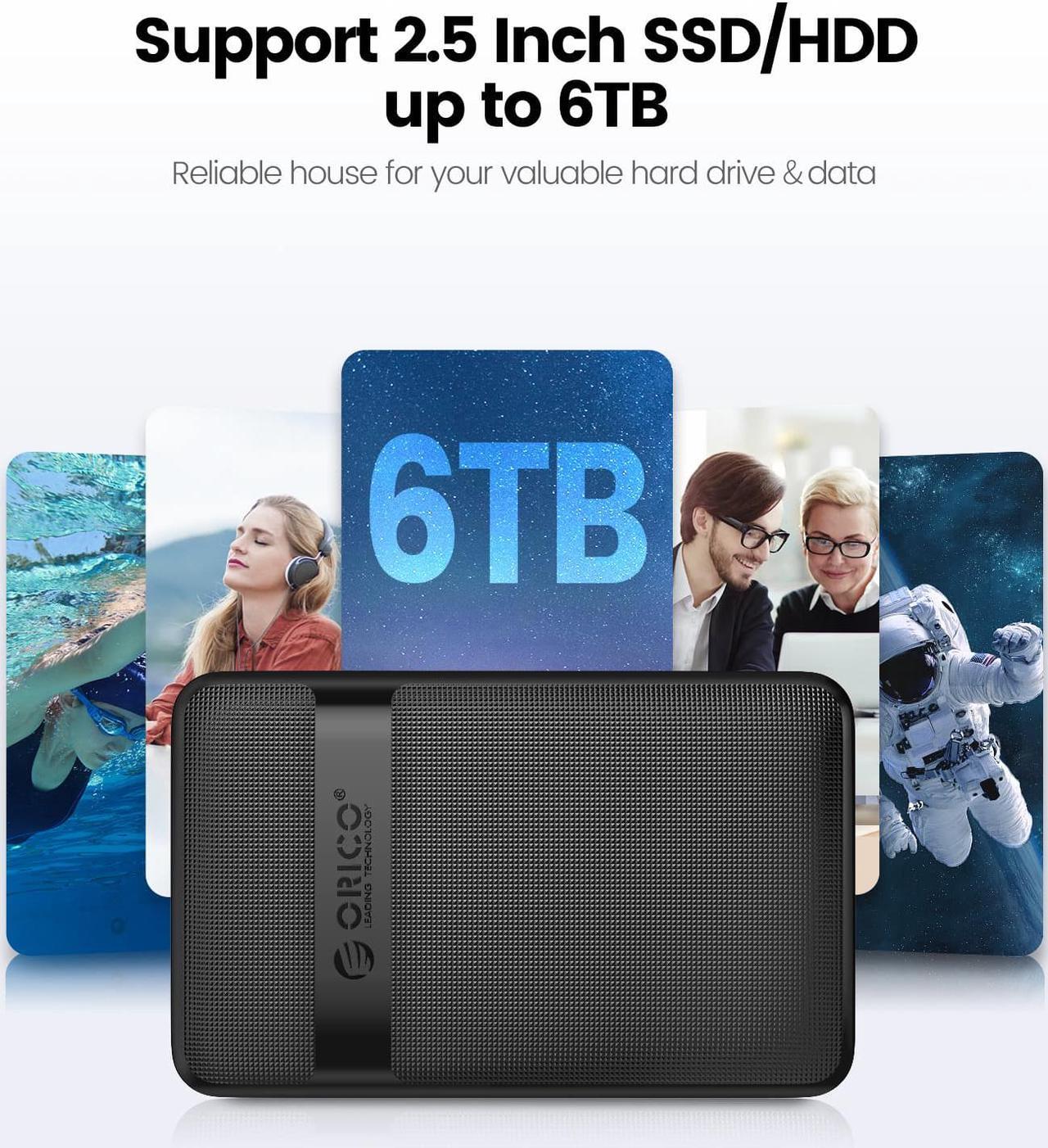 ORICO 2.5" USB 3.0 External Hard Drive Enclosure for 2.5" SATA HDD and SSD