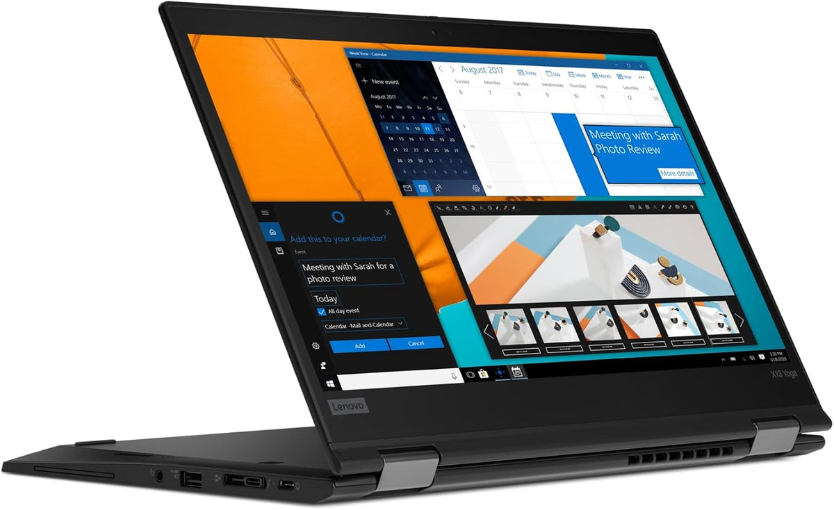 Refurbished Lenovo X13 Yoga (Touch Screen), Intel Core i7-10th Gen, 13.3‘’, Black