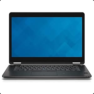 Refurbished Dell E7470 Laptop 14", intel core i5-6300U, Grade A Condition - Black