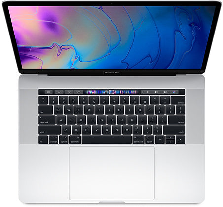 Refurbished 15'' 2019 MacBook Pro A1990, 2.2GHz 6-core Intel Core i7, 0 count, Grade A Condition - Sliver