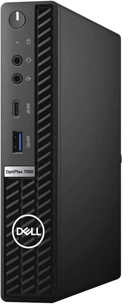 Refurbished Dell OptiPlex 7080, Intel Core i5-10th Gen, Black