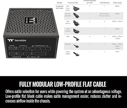 THERMALTAKE TOUGHPOWER Full Modular 1000w Gold