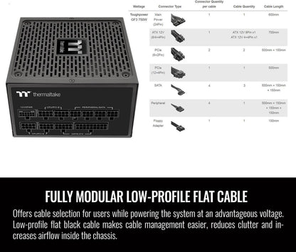 THERMALTAKE Modular Power Supply GT 750W 80 PLUS GOLD