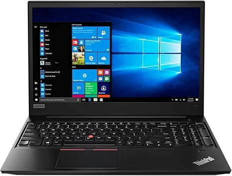 Refurbished Lenovo E580 laptop 15.6'', Intel core i5-8250U, Grade A Condition- Black