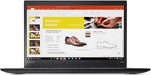 Refurbished Lenovo ThinkPad T470s, Intel Core i5-7th Gen, 14'', Black