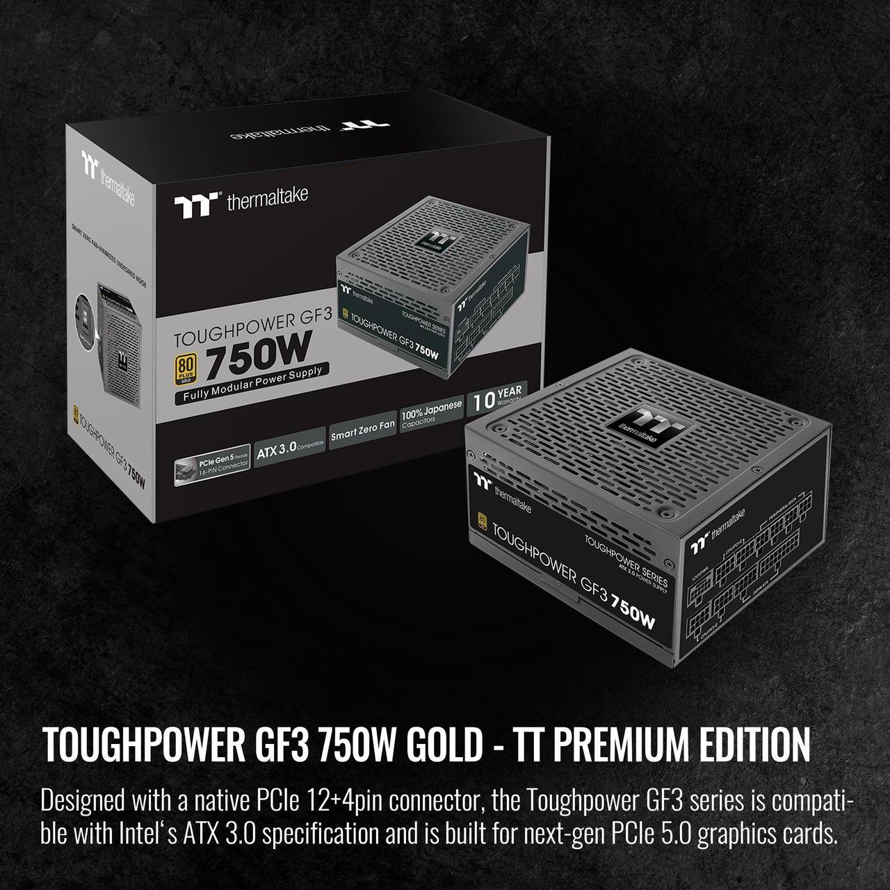 THERMALTAKE Modular Power Supply GT 750W 80 PLUS GOLD