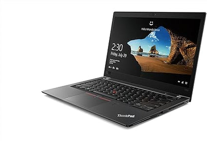 Refurbished  Lenovo ThinkPad T480s Business Laptop 14", intel core i7-8650U, Grade A Condition - Black