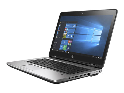 Refurbished HP ProBook 640 G3 Laptop 14", intel core i5-7200U, Grade A Condition - Black