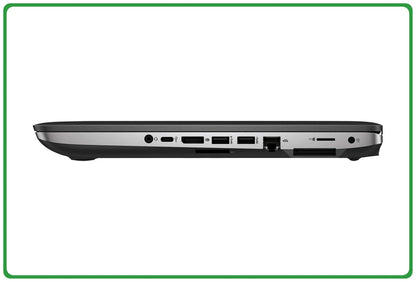 Refurbished HP ProBook 640 G3 Laptop 14", intel core i5-7200U, Grade A Condition - Black