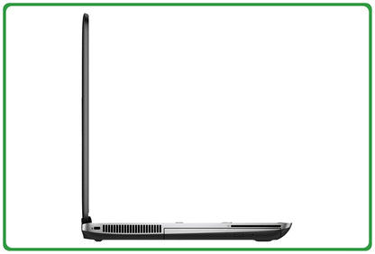 Refurbished HP ProBook 640 G3 Laptop 14", intel core i5-7200U, Grade A Condition - Black