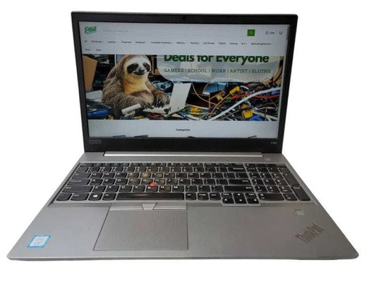 Refurbished Lenovo ThinkPad E580, Intel Core i7-8th Gen, 15.6'', Silver